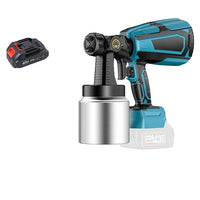 Electric Spray Gun, Cordless Operation, Compatible with Makita 18V Battery