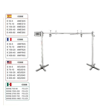 Elektrische BBQ Rotisserie Grill Kit, Zware Uitvoering, Roestvrij Stalen Zeshoekige Spitstang