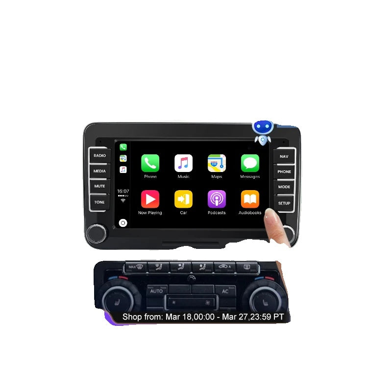 Bilradio Multimedia, CarPlay, 2din Autoradio