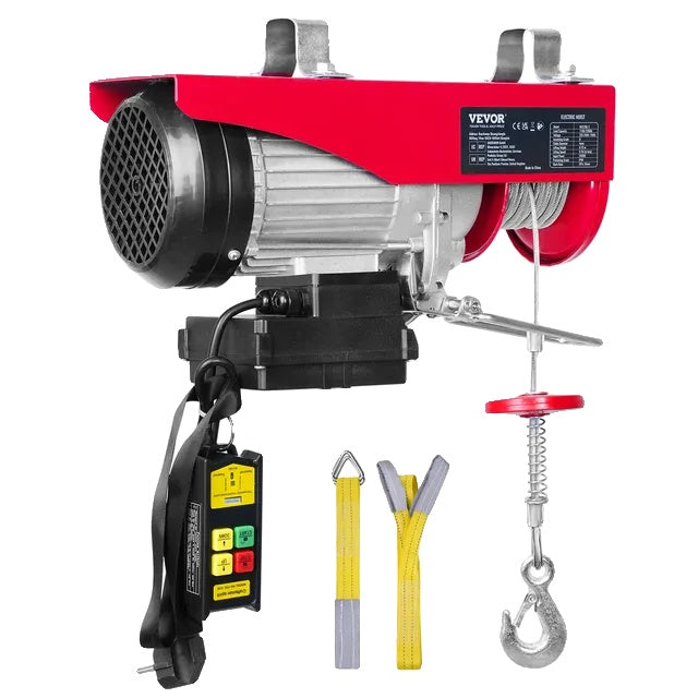 Electric Hoist, 400-1000kg Lifting Capacity, Wireless Remote Control