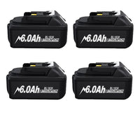 Rechargeable Battery for Makita, 6.0Ah, Lithium-ion Cell