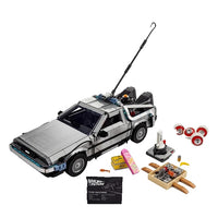 Back to the Future Time Machine Car Building Blocks, 1872 Pieces, High Tech