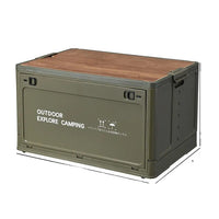 Camping Storage Box, Foldable Design, Versatile Storage