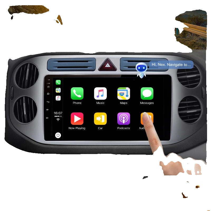 Autoradio voor VW Volkswagen Tiguan, Android Auto, Draadloze CarPlay