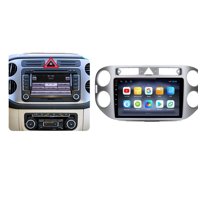 Autoradio For VW Volkswagen Tiguan, Android Auto, Wireless CarPlay