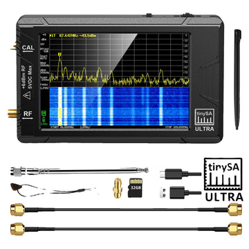 Analizor de spectru, ecran de 28/4 inch, interval de frecvență de la 100kHz la 53GHz.