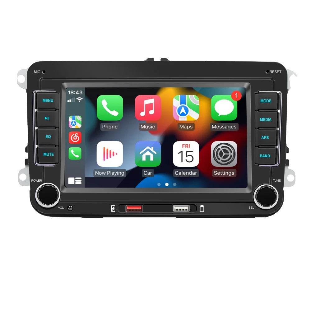 Autoradio, kabelloses CarPlay, Android Auto