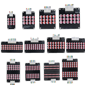 Kapacitivt aktivt balansbräde, stöder Li-jon, Lifepo4, LTO-batterier.