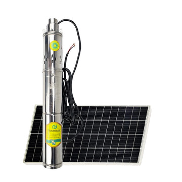 Solcelle Vandpumpe, 750W Strøm, Maks 2000Liter/Times Flowhastighed