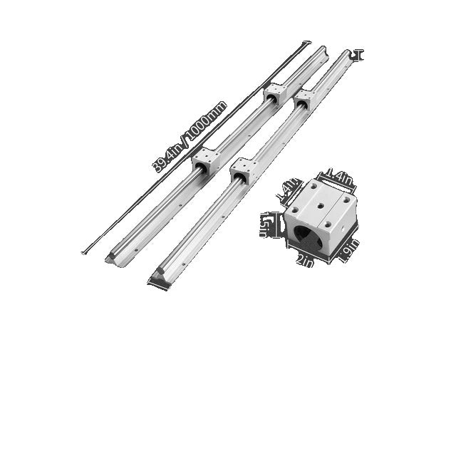 Linear Guide Rail Set, High Precision, CNC Router Compatibility