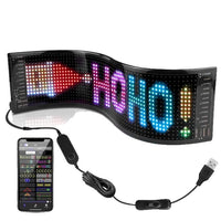 LED Sign, Bluetooth App Control, Programmable Display
