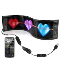 LED Sign, Bluetooth App Control, Programmable Display