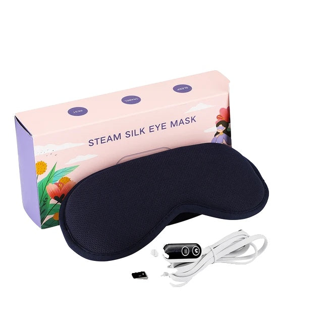 Eye Heating Mask, 3D Massage, Dark Circle Relief