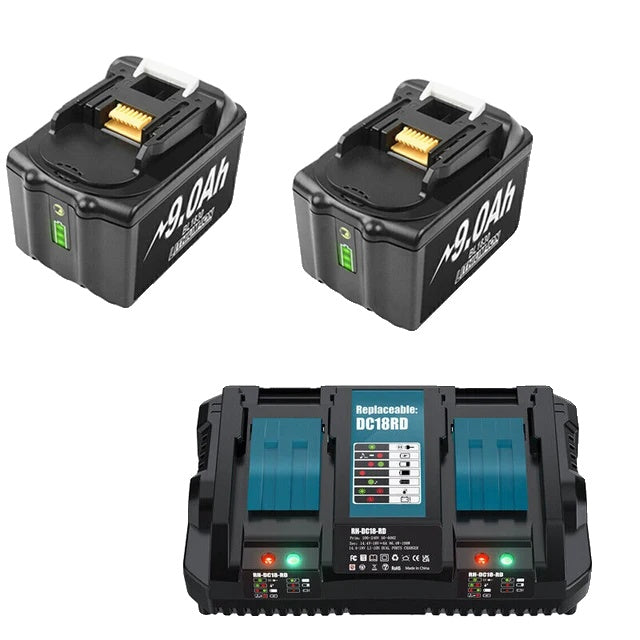 Makita BL1860B Batteri, 18V, 90Ah, Langvarig Kraft