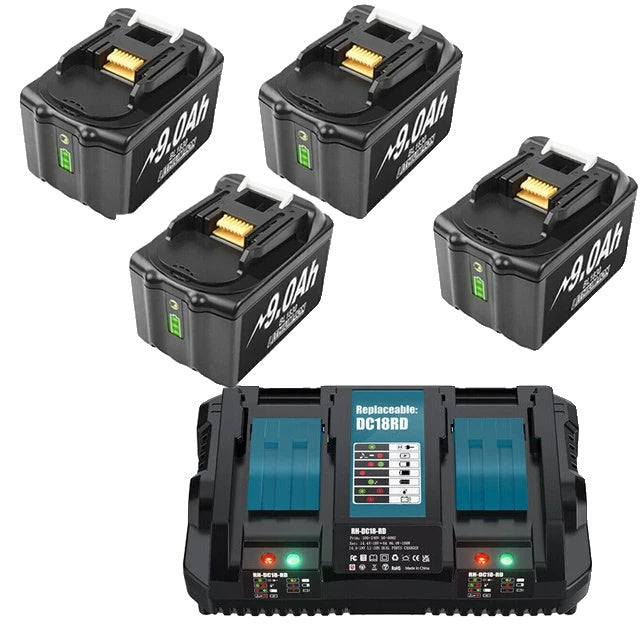 Makita BL1860B Batteri, 18V, 90Ah, Långvarig Kraft