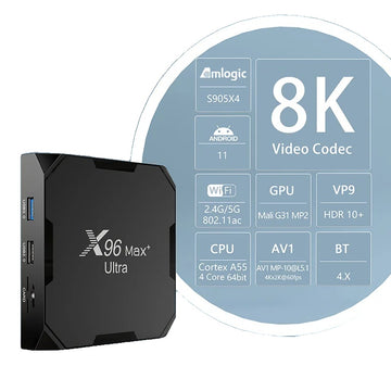 Android TV-box, Ultra HD 8K, Amlogic S905X4