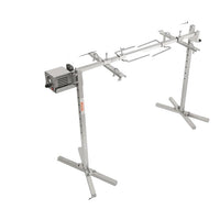 Elektrisk BBQ Rotisserie Grill Kit, Heavy Duty, Automatisk Motor, Højdejusterbar Stand