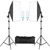 Fotografie Softbox Beleuchtungssets, professionelles kontinuierliches Lichtsystem, Fotostudio