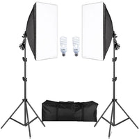 Photography Softbox Lighting Kits, Professional Continuous Light System, Photo Studio