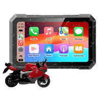 Motorfiets GPS-navigator, draadloze Apple Carplay, waterdicht IPX7-scherm