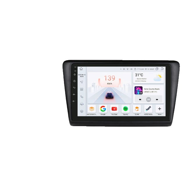 Car Stereo for SKODA Rapid, 2 Din, Wireless Carplay