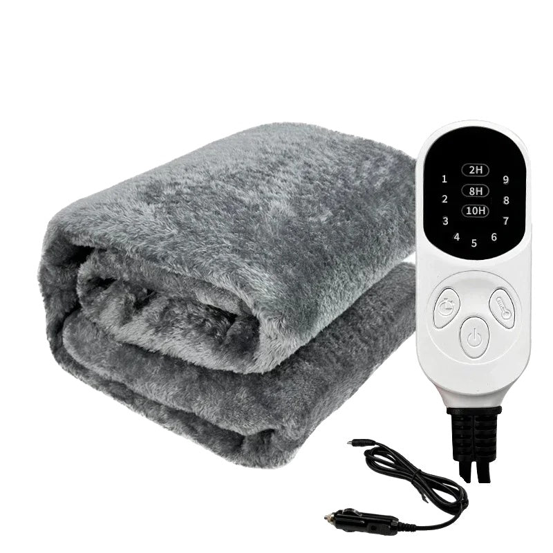 Car Electric Blanket, Machine Washable, 12V Heated