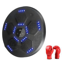 Mașină de box, conectivitate Bluetooth, țintă iluminată cu LED-uri.