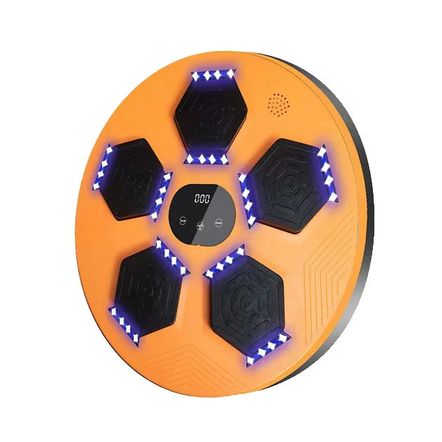 Mașină de box, conectivitate Bluetooth, țintă iluminată cu LED-uri.