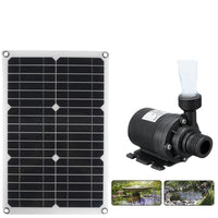 Solar Water Pump Kit, Brushless Solar Panel, Powered Fountain Pond Pump