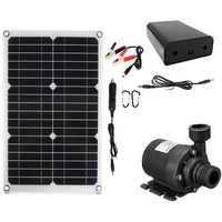 Solar Water Pump Kit, Brushless Solar Panel, Powered Fountain Pond Pump