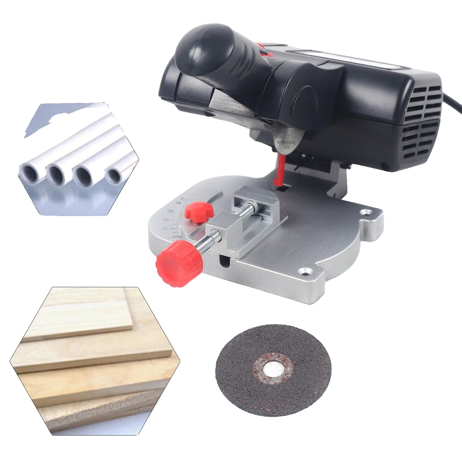 Mini Chop Miter Saw, Steel Blade, 4500 RPM