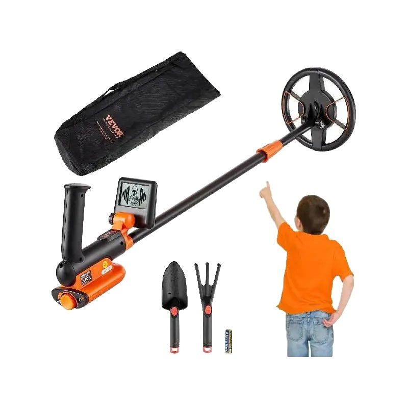 Metal Detector for Kids, Adjustable Length, Waterproof Search Coil