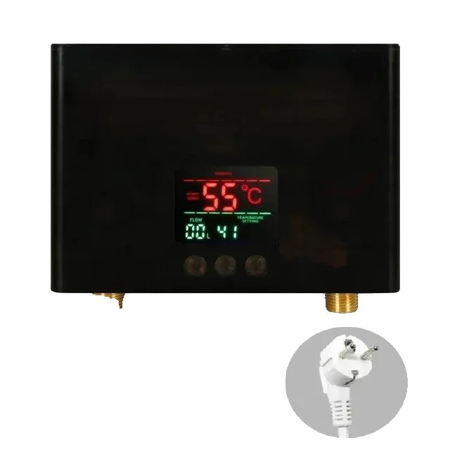 Elektrischer Warmwasserbereiter, 3000W Leistung, Touch-Panel-Fernbedienung