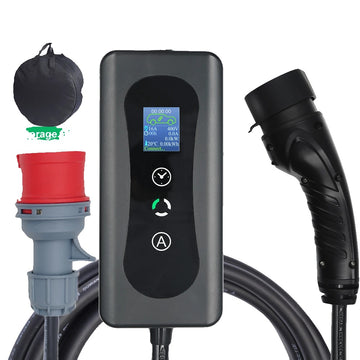 EV Charger Type 2, 11KW Fast Charging, Portable Wallbox