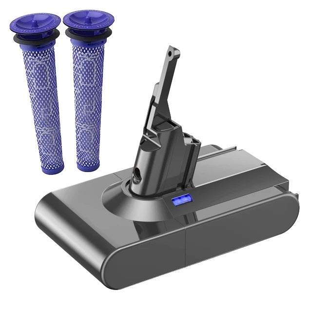 Dyson V10 Batterij, 6000mAh Capaciteit, Draadloze Stofzuiger