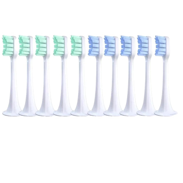 Elektriska tandborsthuvuden, mjuka DuPont-borstar, vakuummunstycken