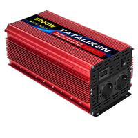 Strøm Inverter, Ren Sinus Bølge, Koreansk Stik, 3000W-6000W, DC 12V/24V til AC 220V/230V