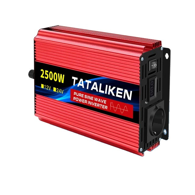 Strøm Inverter, Ren Sinus Bølge, Koreansk Stik, 3000W-6000W, DC 12V/24V til AC 220V/230V