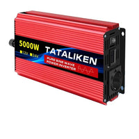 Strøm Inverter, Ren Sinus Bølge, Koreansk Stik, 3000W-6000W, DC 12V/24V til AC 220V/230V