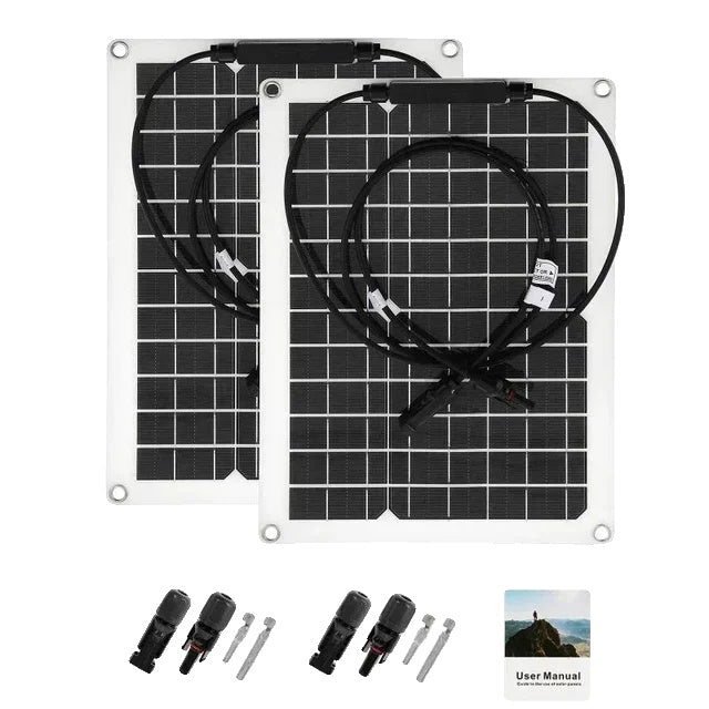 Solar Power System Kit, Battery Charger, 300W Solar Panel