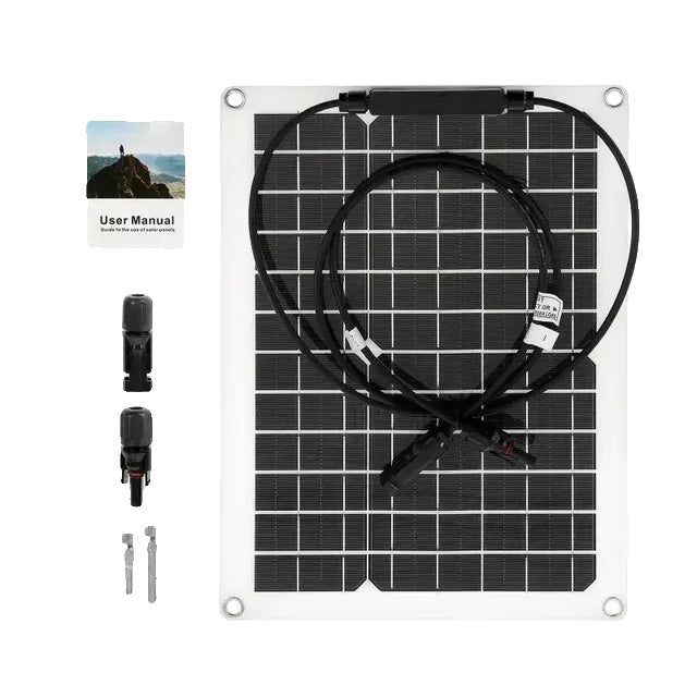 Solenergisystem kit, batterioplader, 300W solpanel