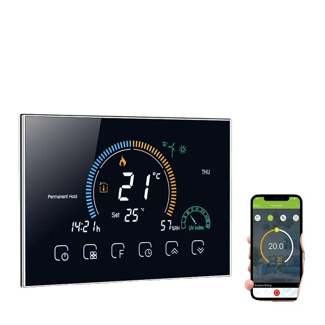 Smart Thermostat, WiFi Connectivity, Voice Control