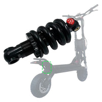 Elektrische Scooter Achterschokdemper, 135mm Formaat, Originele Accessoires