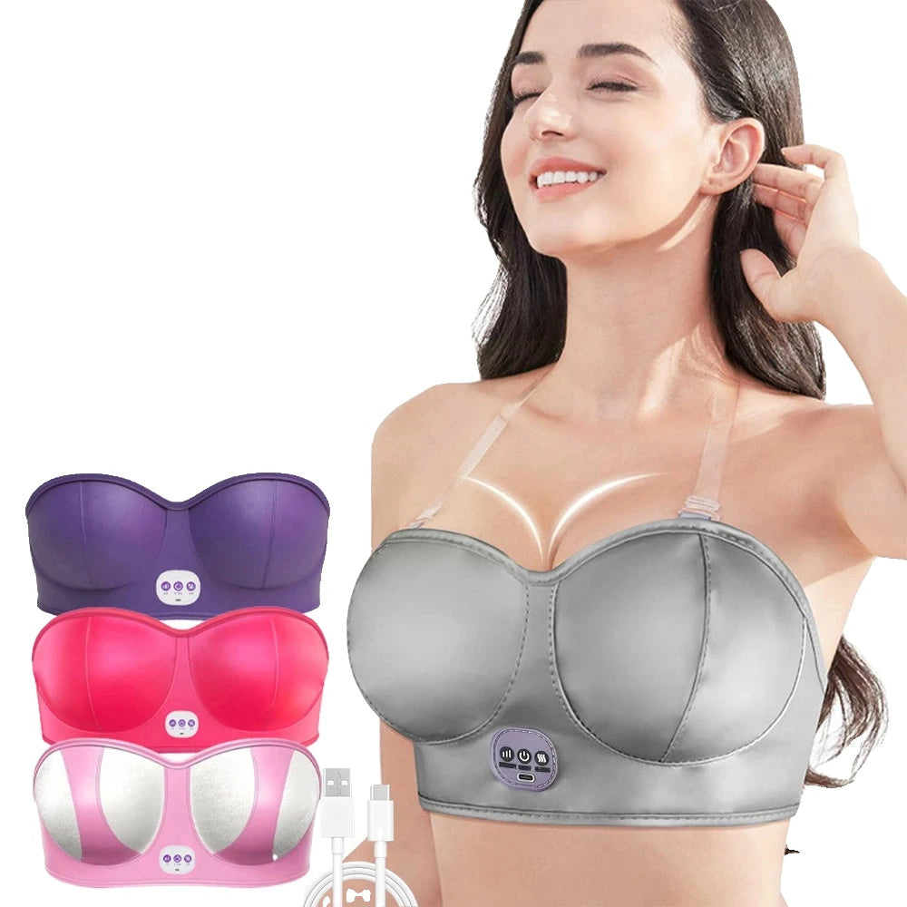 Breast Massage Bra, Electric Vibration, Infrared Heating