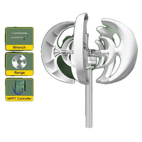 Verticale Windturbine Generator, 1000w Vermogen, Gratis Energieopwekking