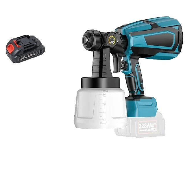 Electric Spray Gun, Cordless Operation, Compatible with Makita Battery