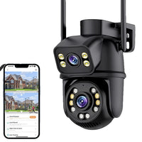 PTZ Wifi Camera, 4K Resolution, Dual Lens