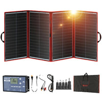 Portable Foldable Solar Panel, 18V 80W, 12V Controller