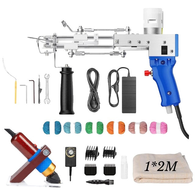 Tufting Gun Kit, Trimmer, Tæppe Tuftemaskine