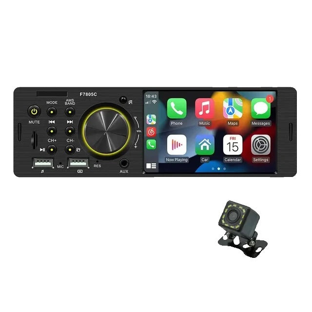 Car Radio, Bluetooth Connectivity, Touch Screen Display